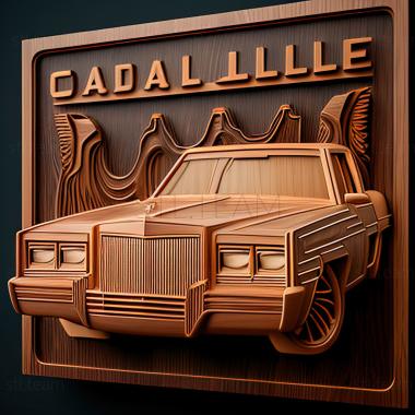 3D модель Cadillac Deville 1977 1984 р.в (STL)